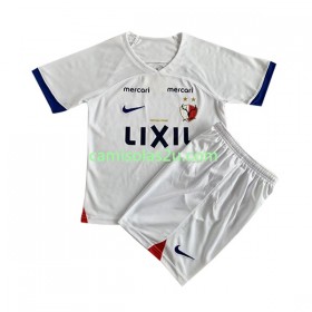 Camisolas de futebol Kashima Antlers Criança Equipamento Alternativa 2023 Manga Curta